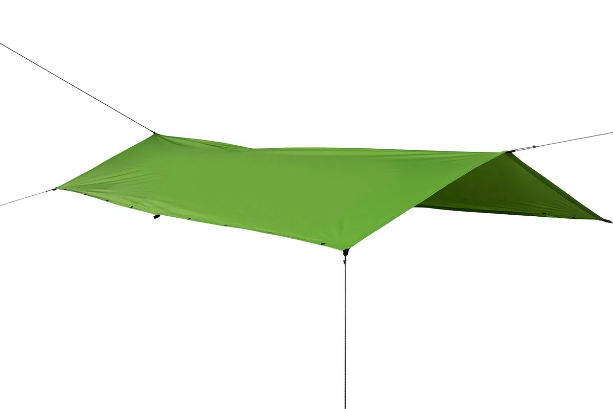 Sea to Summit - Nylon Tarp Poncho - Lightweight & Waterproof Rain Gear - with Hood - Fits A Large Backpack - Converts Into 2-Person Tarp Shelter - for Backpacking - 400g