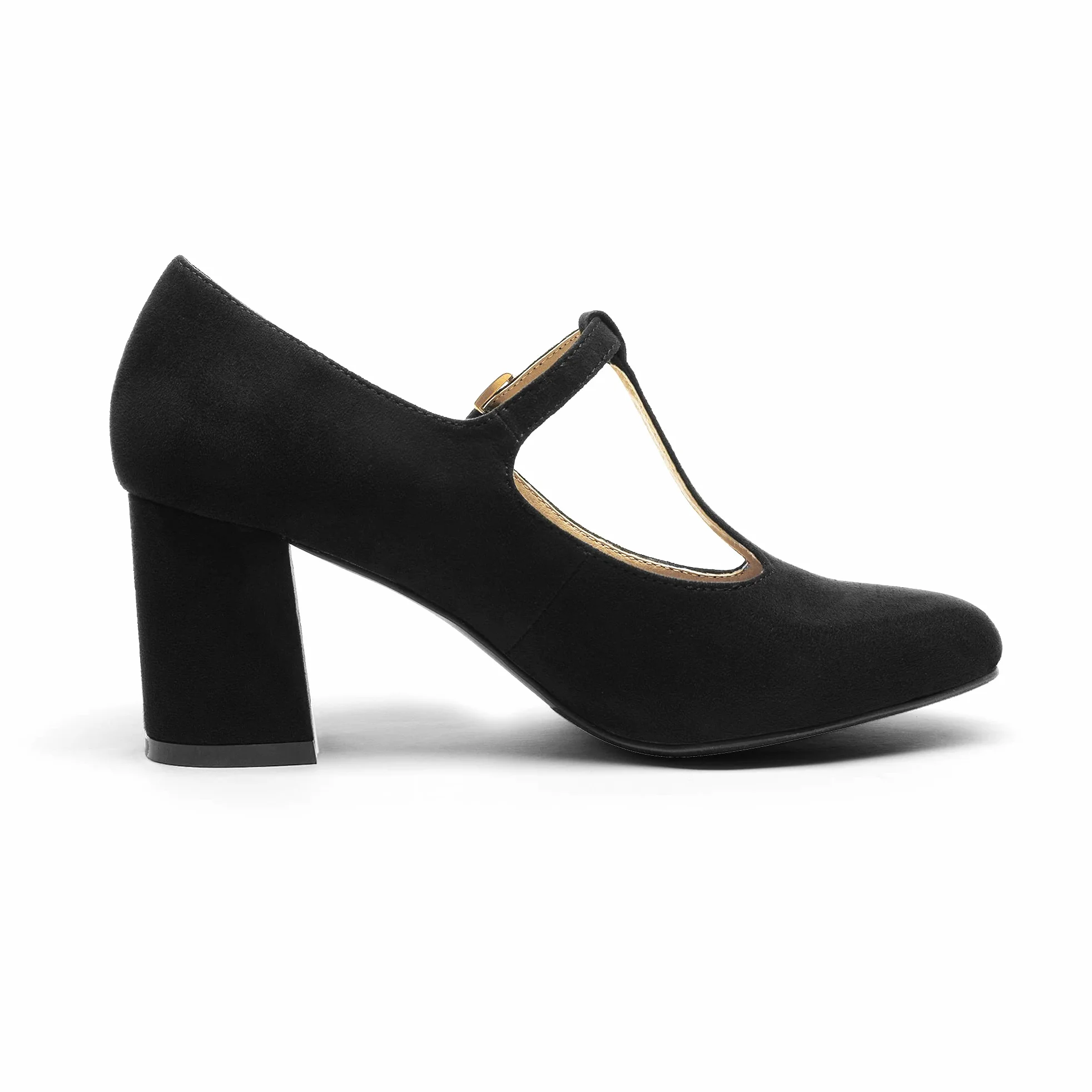 DREAM PAIRS Eleganti Scarpe da Sposa Décolleté Mary Jane con Cinturino a T per Donna