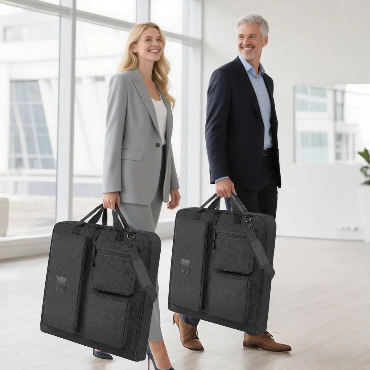 Kingslong Porta Abiti da Uomo con Gancio e Borsa per Scarpe