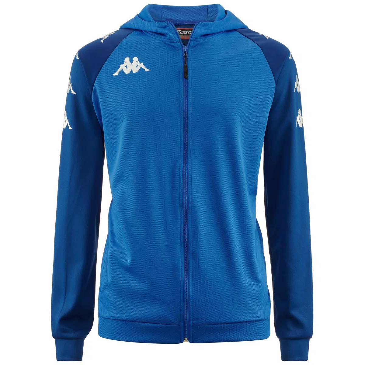 Kappa - Felpa con Zip, Uomo, Poliestere, Calcio, Modello: KAPPA4SOCCER TORTONA