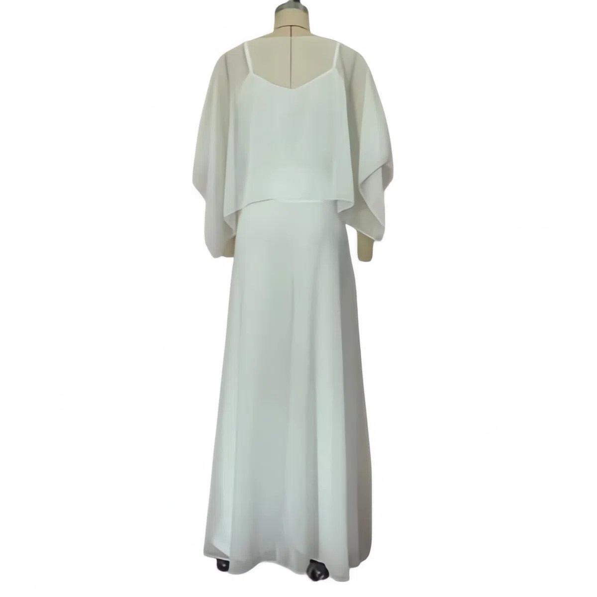 Generico Completo Top con Maniche a Mantella e Pantaloni a Portafoglio – Set Elegante a Due Pezzi con Vita Avvolgente, Ideale per Ufficio, Feste e Vacanze