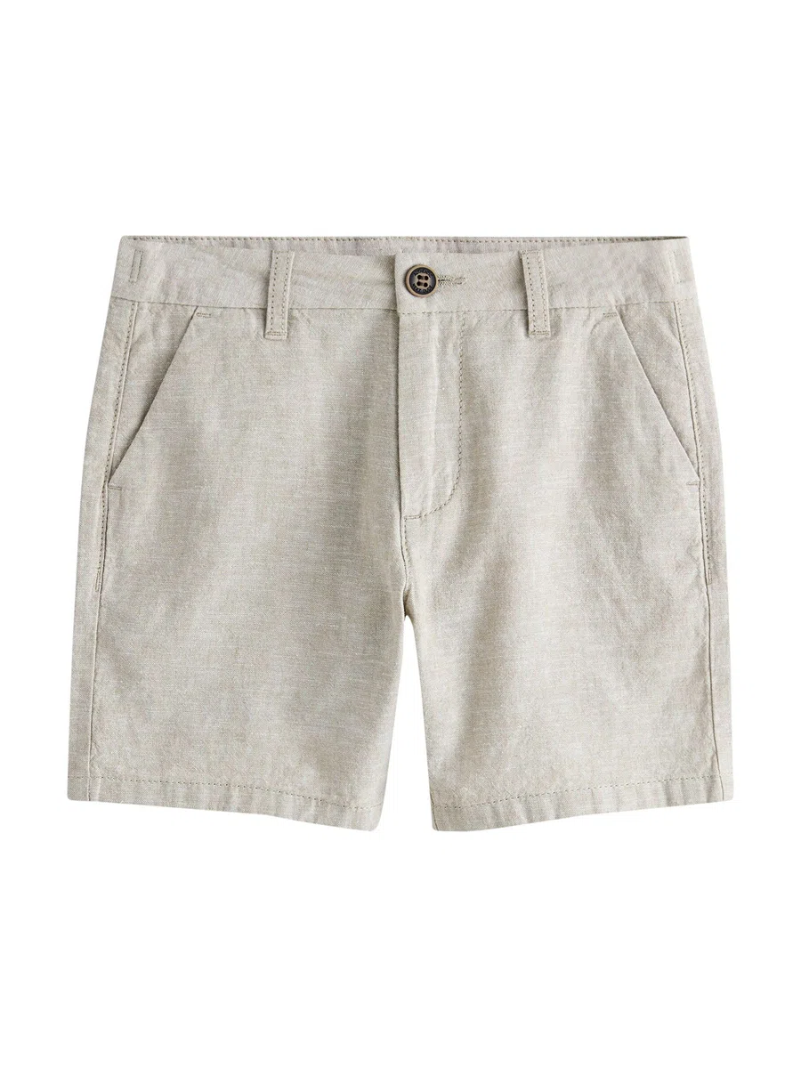 NEXT Ragazzo Confezione da 2 Shorts Chino in Lino