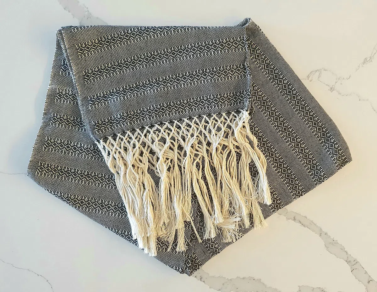 ALKIMIA INC Mexican Handmade Cotton Rebozo Shawl