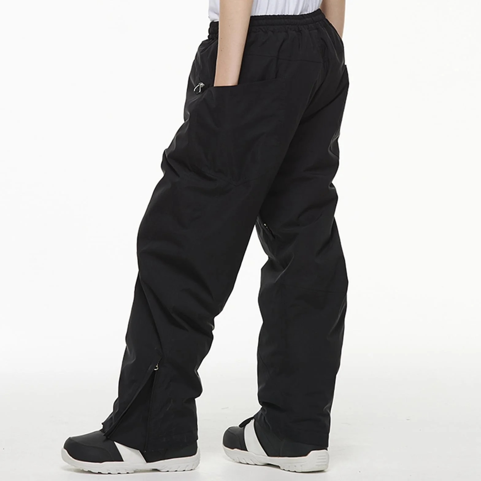 Sunnyuk Pantaloni Neve Uomo Pantaloni Elasticizzati Taglie Forti Tuta Termici da Neve Pantalone Impermeabile Montagna Salopette Snowboard Curvy Invernale Sci