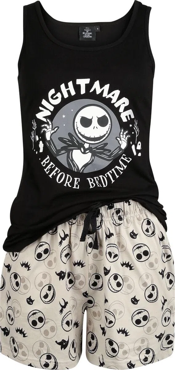 Nightmare Before Christmas Bedtime Donna Pigiama Multicolore Regular