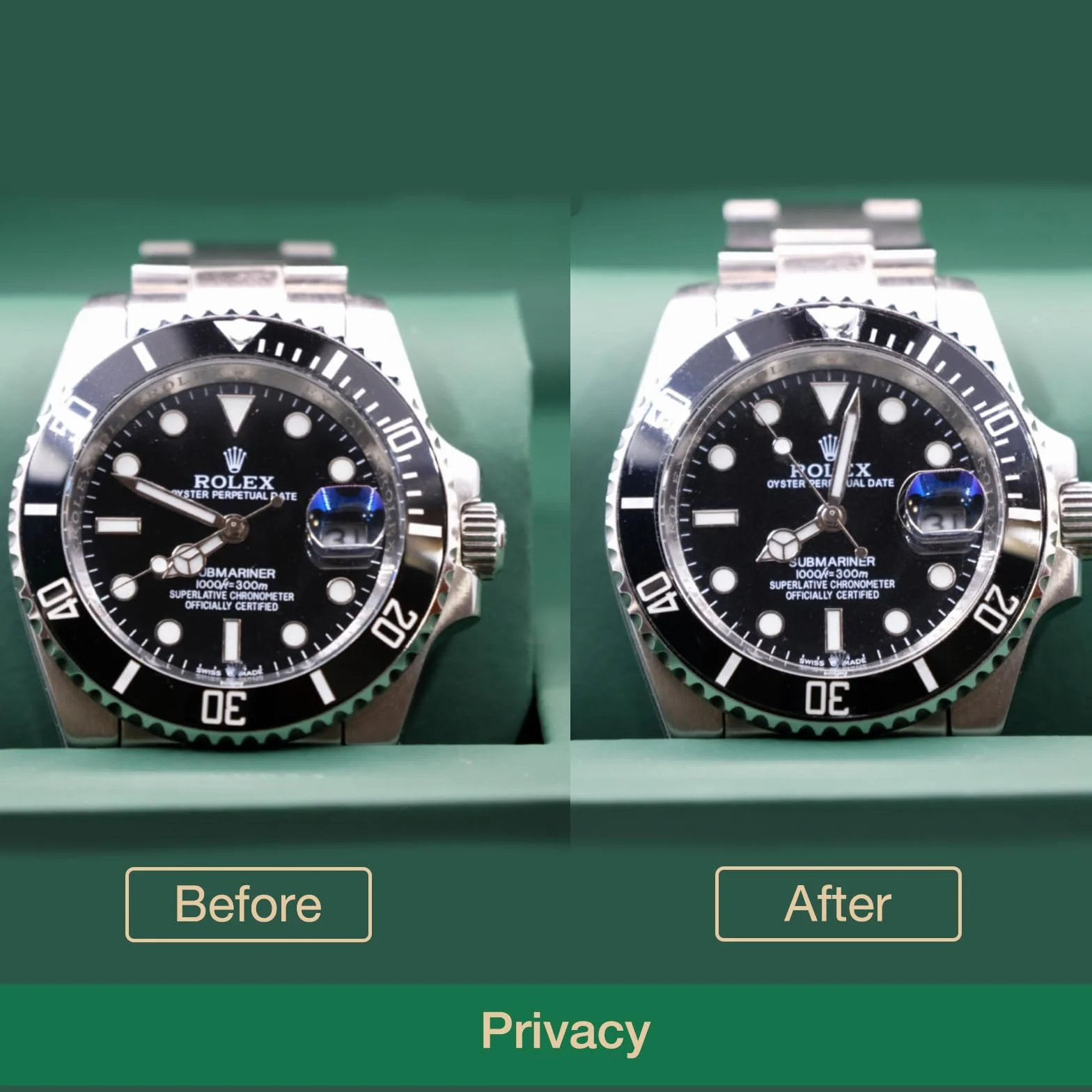 Pellicola protettiva per Rolex Yacht Master 40 mm 116622, 116621 Pellicola trasparente completa per orologio completo (2 pellicole per tutto il corpo) N