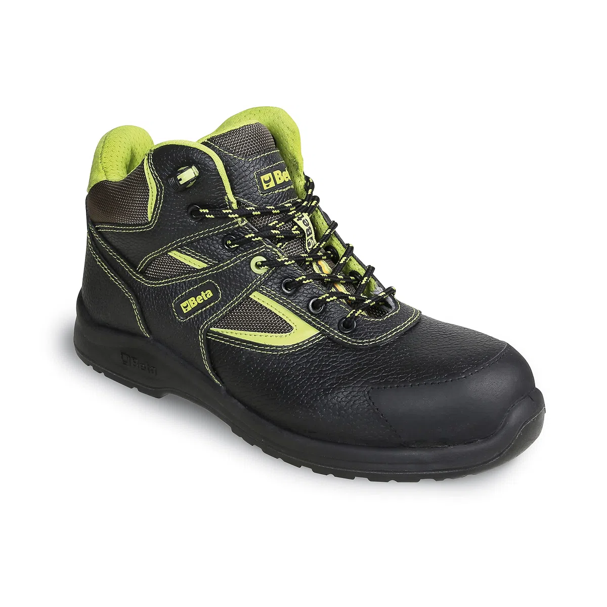 Beta7221PEK 43 - Scarpe Alte in Pelle Idrorepellente con Inserti in Nylon, Rinforzo antiabrasione nella Zona del Puntale e rapido sfilamento