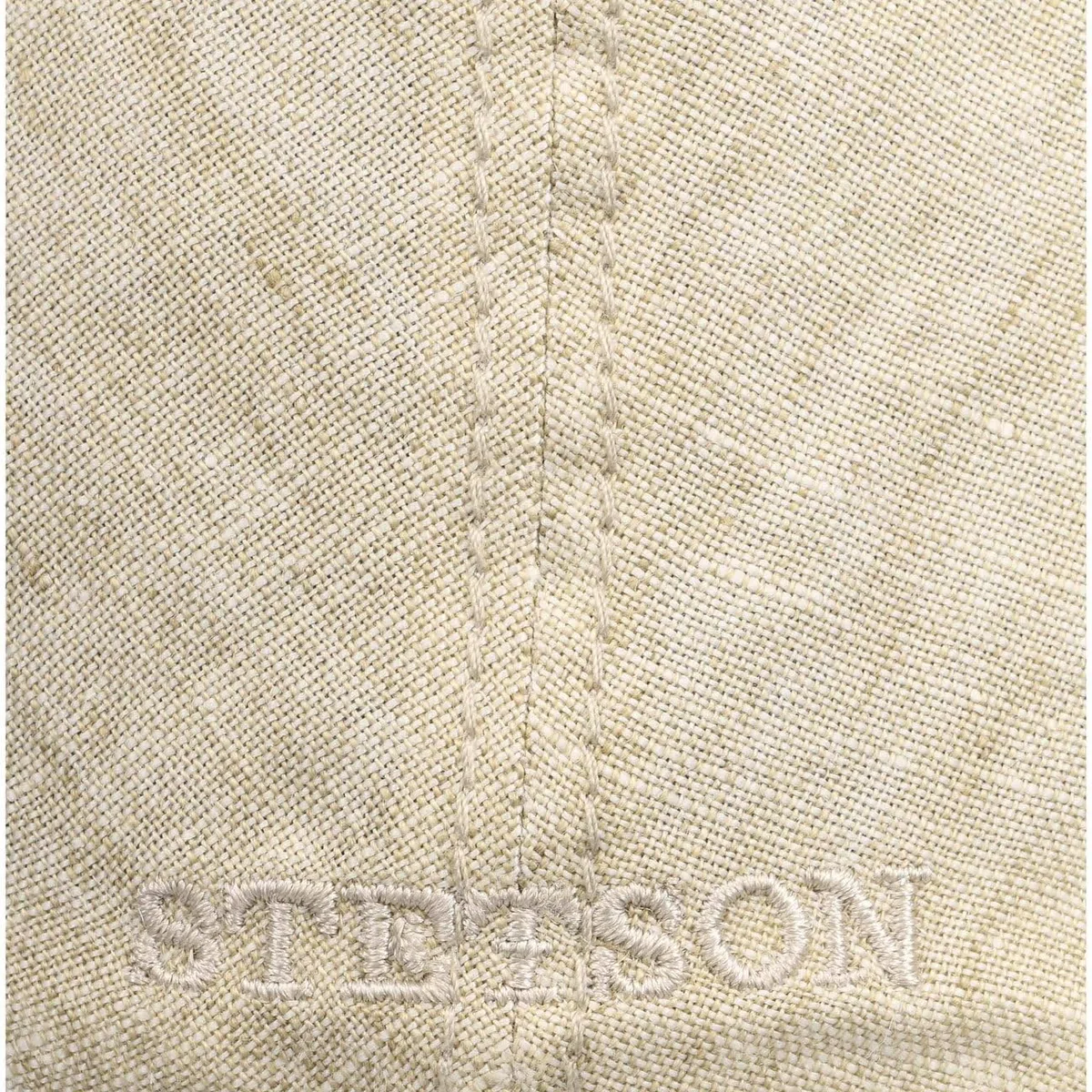 Stetson Coppola in Lino Madison Donna/Uomo - Berretto Cappello Piatto con Visiera, Fodera Estate Primavera/Estate