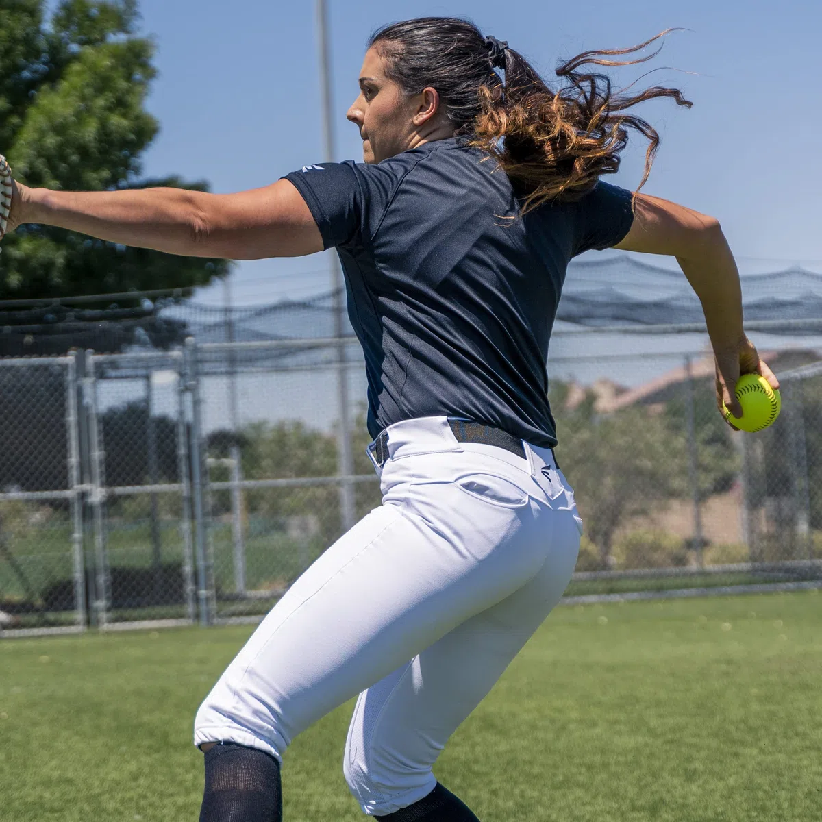 Easton - Solid, Pantaloni Softball Donna