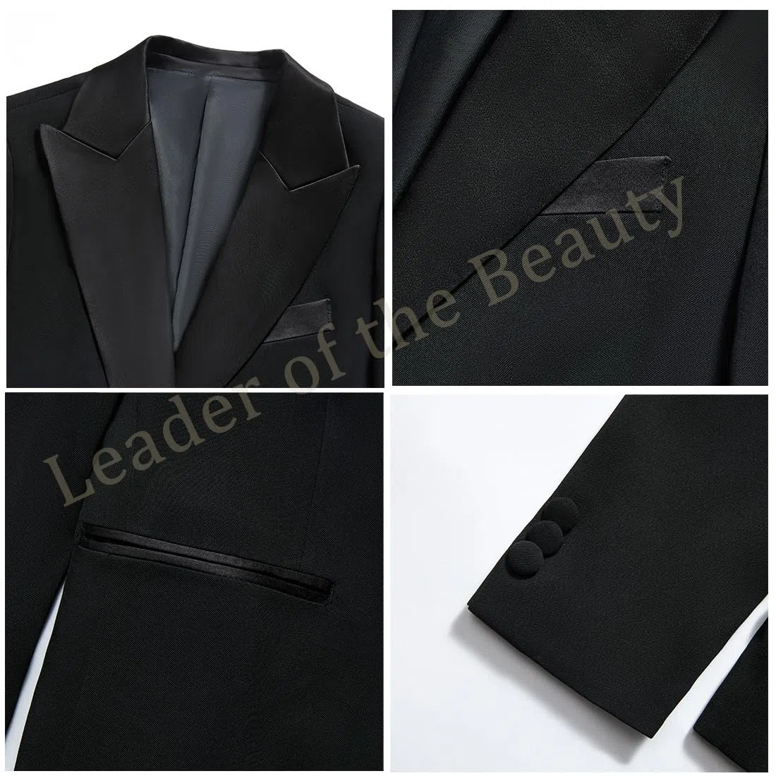 Abito elegante da donna, composto da 3 pezzi (giacca, gilet, pantaloni), adatto per ufficio, lavoro, affari, ballo della scuola, feste