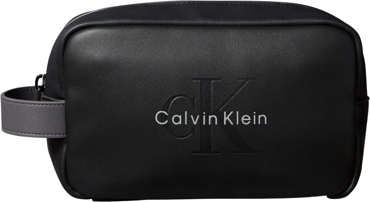 Calvin Klein Bold Dopp Kit Uomo LV04D1238G, NERO, Taglia Unica