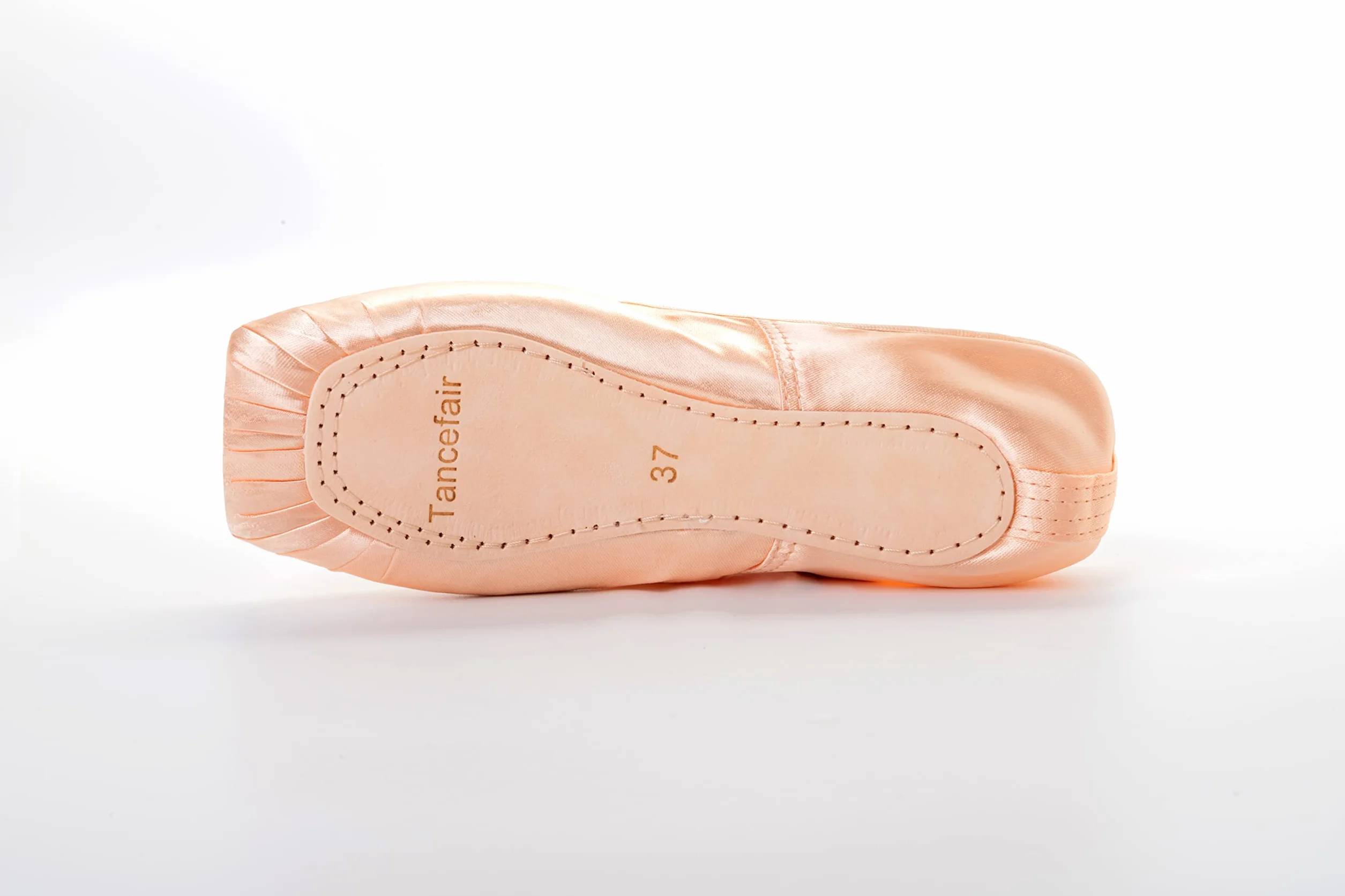 Scarpette da Danza Classica Pointe Scarpe da Danza Balletto Scarpe da Ballo Punta in Raso con Nastro Cucito e puntali in Silicone per Ragazze da Donna