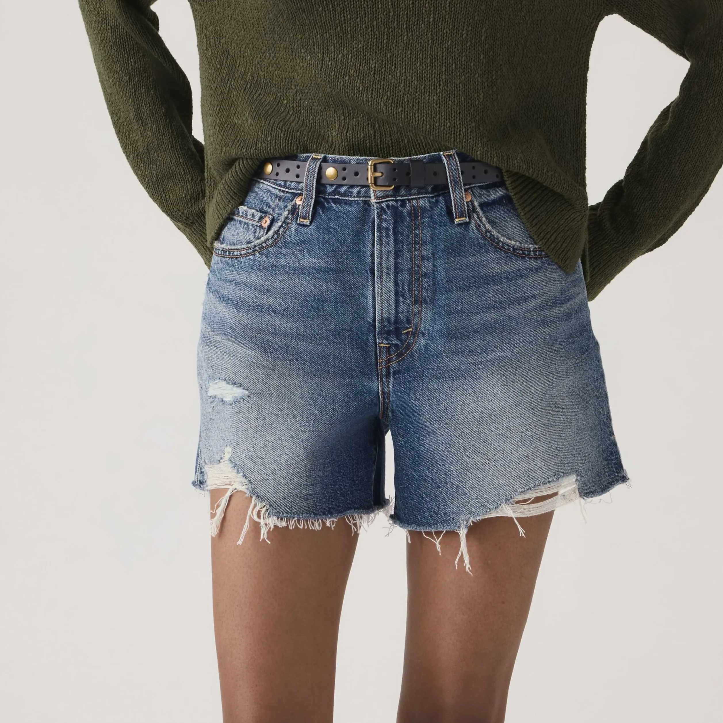 Levi's - Ribcage A-Line Short, Pantaloncini Donna