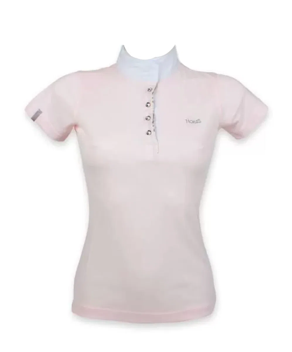 Horses T-Shirt Equitazione, Tessuto Elasticizzato, vestibilità Aderente, Leggera e Confortevole, Ideale per l’Equitazione