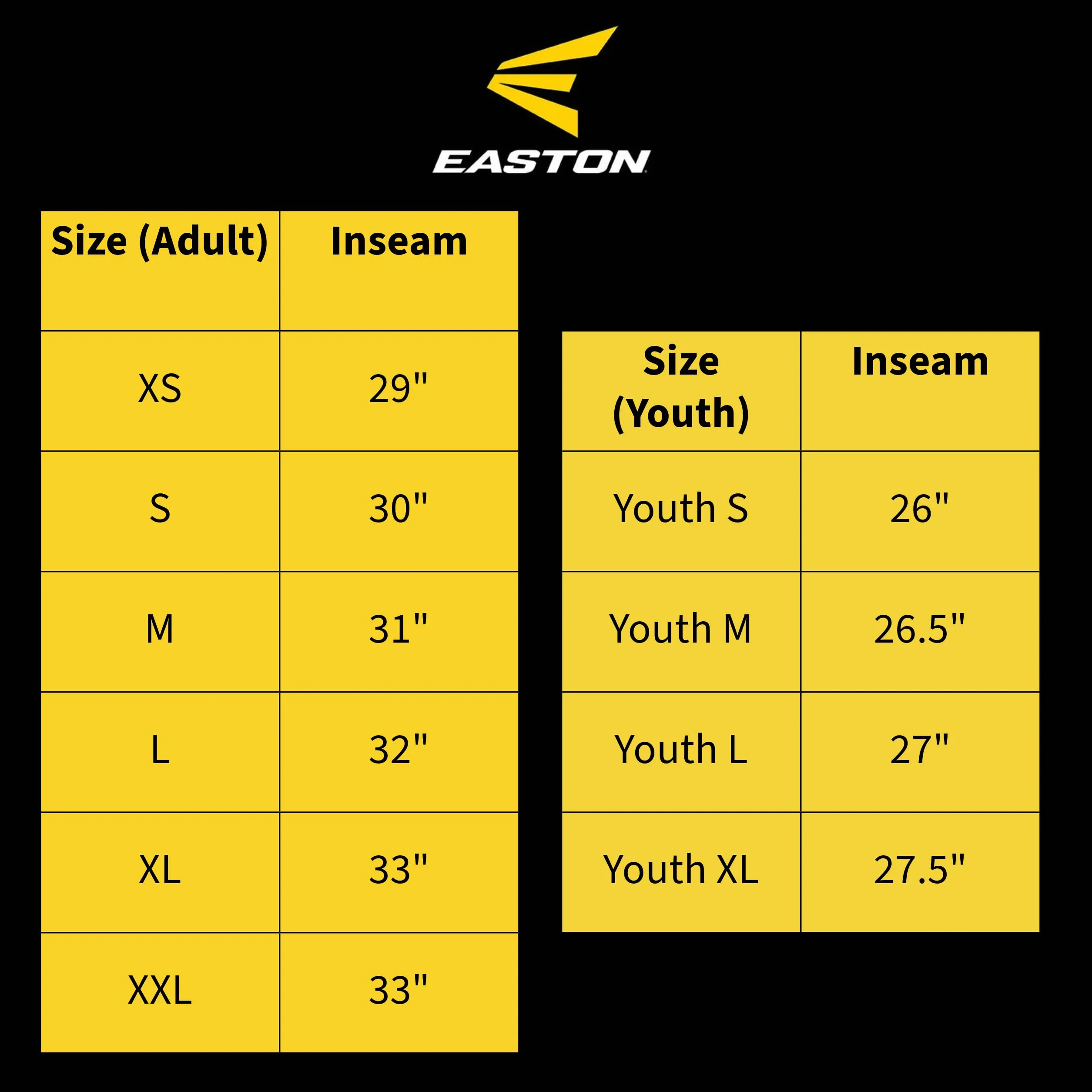 Easton - Rival+, Pantaloni da Baseball Bambini e Ragazzi