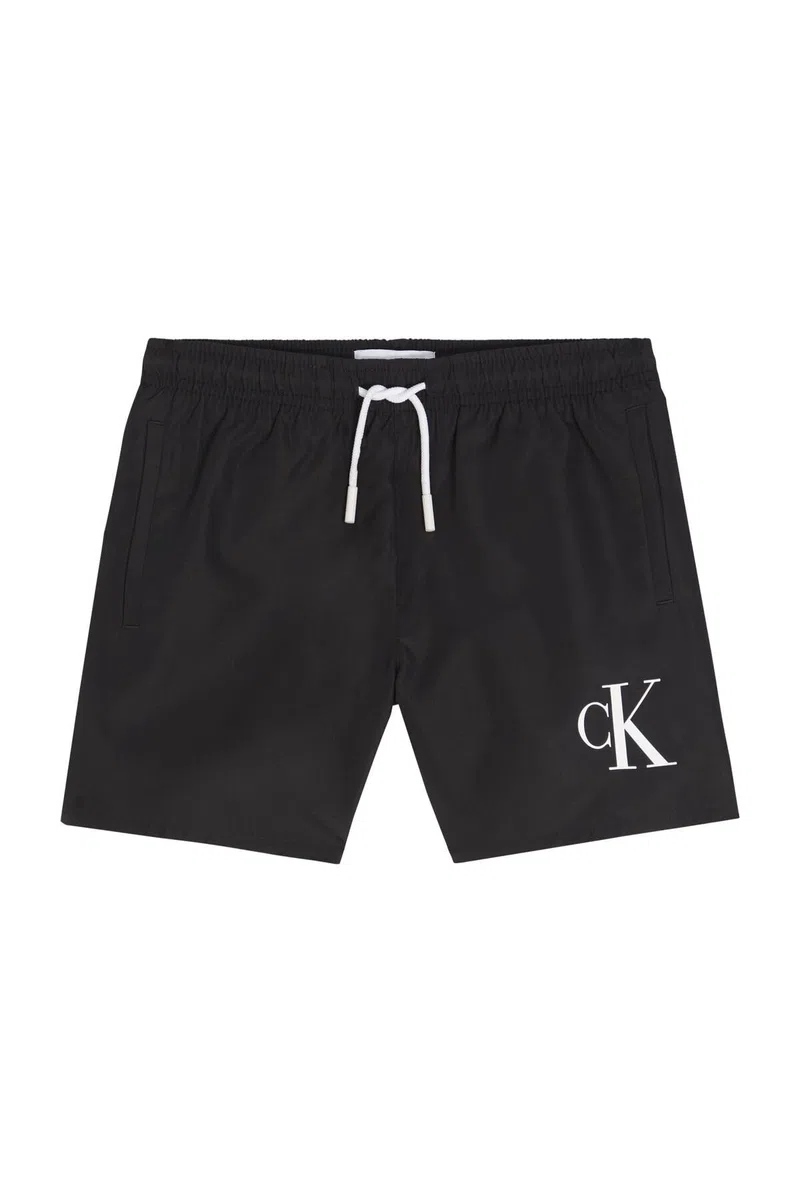 Calvin Klein Boxer Bimbo CK Bambino Junior Ragazzo Costume Mare o Piscina Articolo KV0KV00056, BEH Pvh Black, 12 Anni