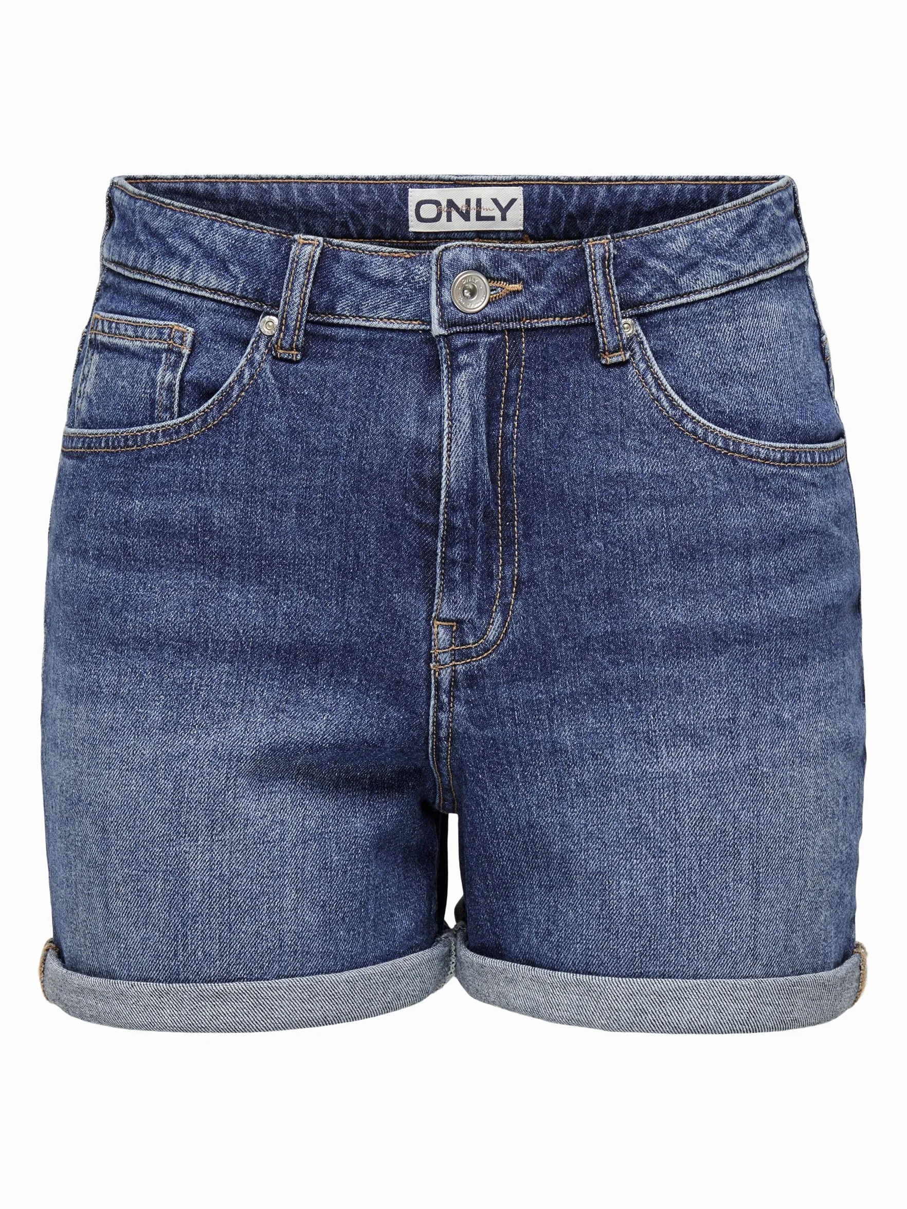Only - Onljosephinestretch Shorts DNM Azg Noos, Pantaloncini in Jeans con vestibilità Normale e Passanti per Cintura Donna