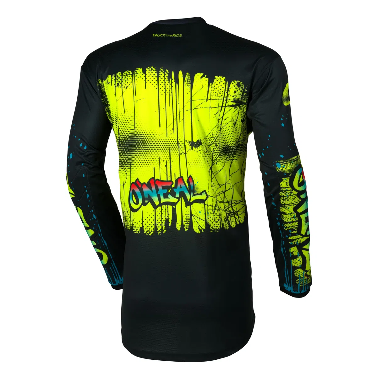 O'NEAL Element - Maglia da ragazzo Rancid Black/Fluo, taglia L