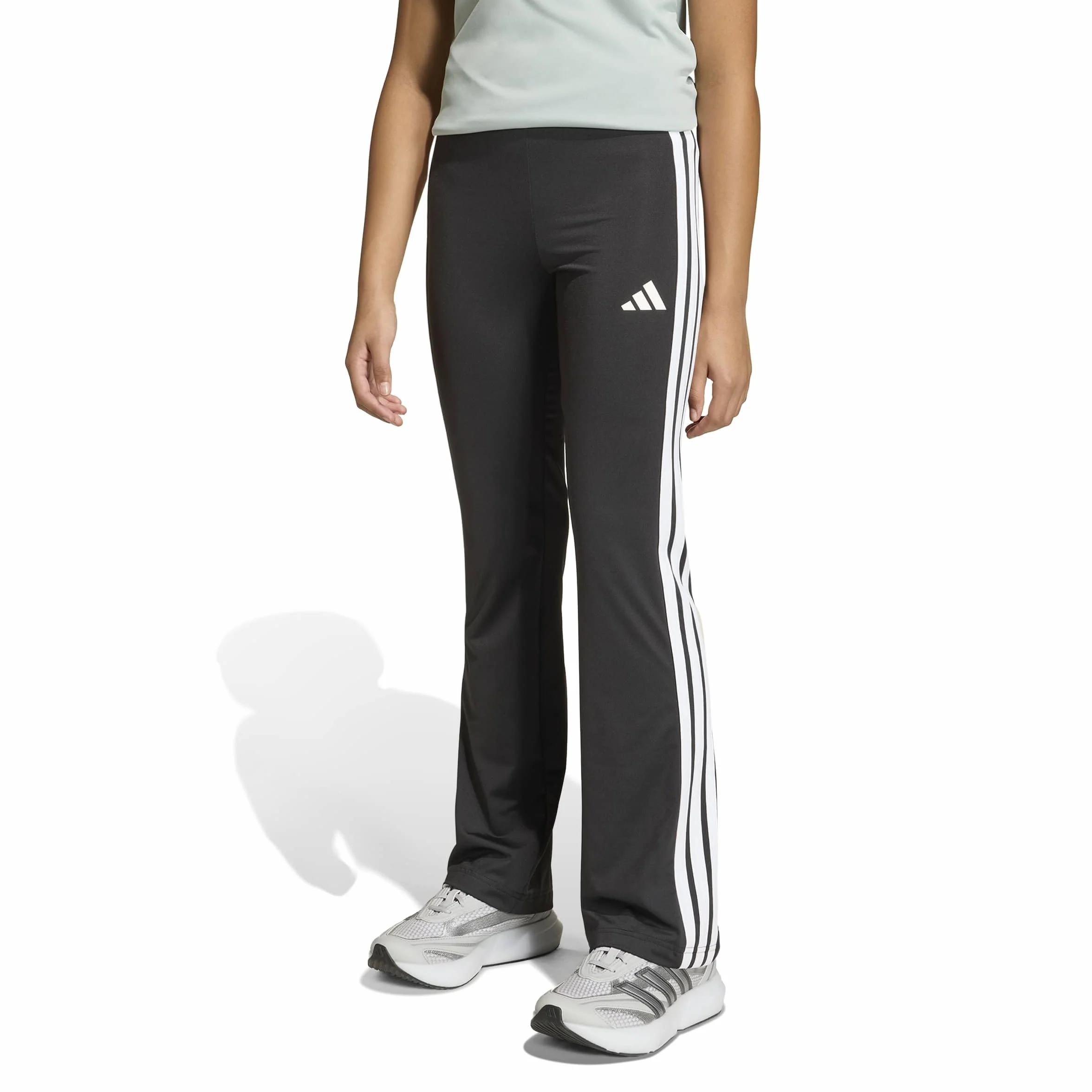 adidas - Train Essentials 3-Stripes Flared Leggings, Collant (1/1) Bambine e Ragazze