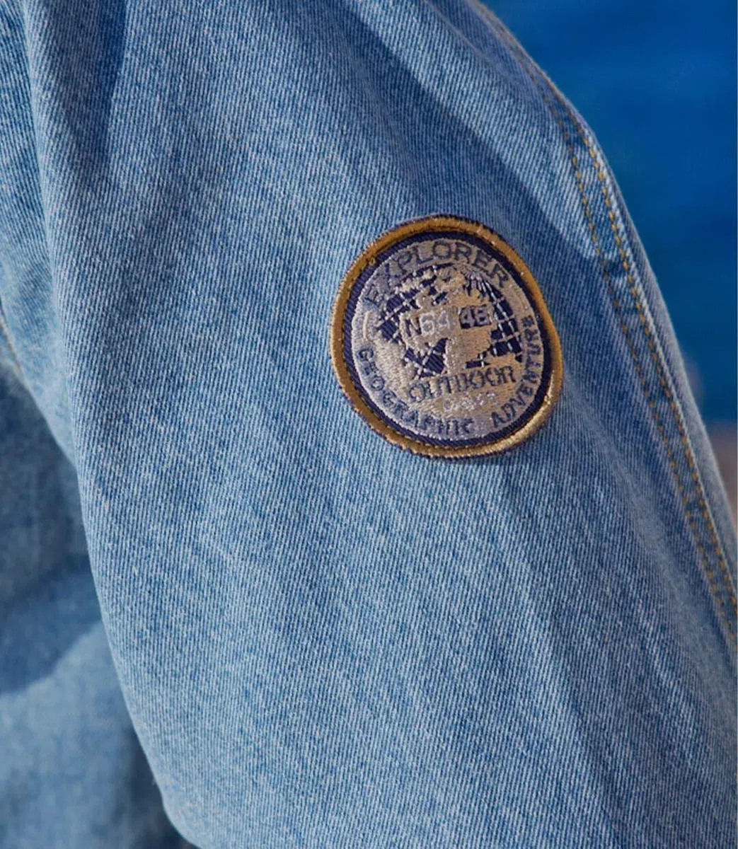 ATLAS FOR MEN - Giacca di jeans - Disponibile in taglie grandi da M a 5XL