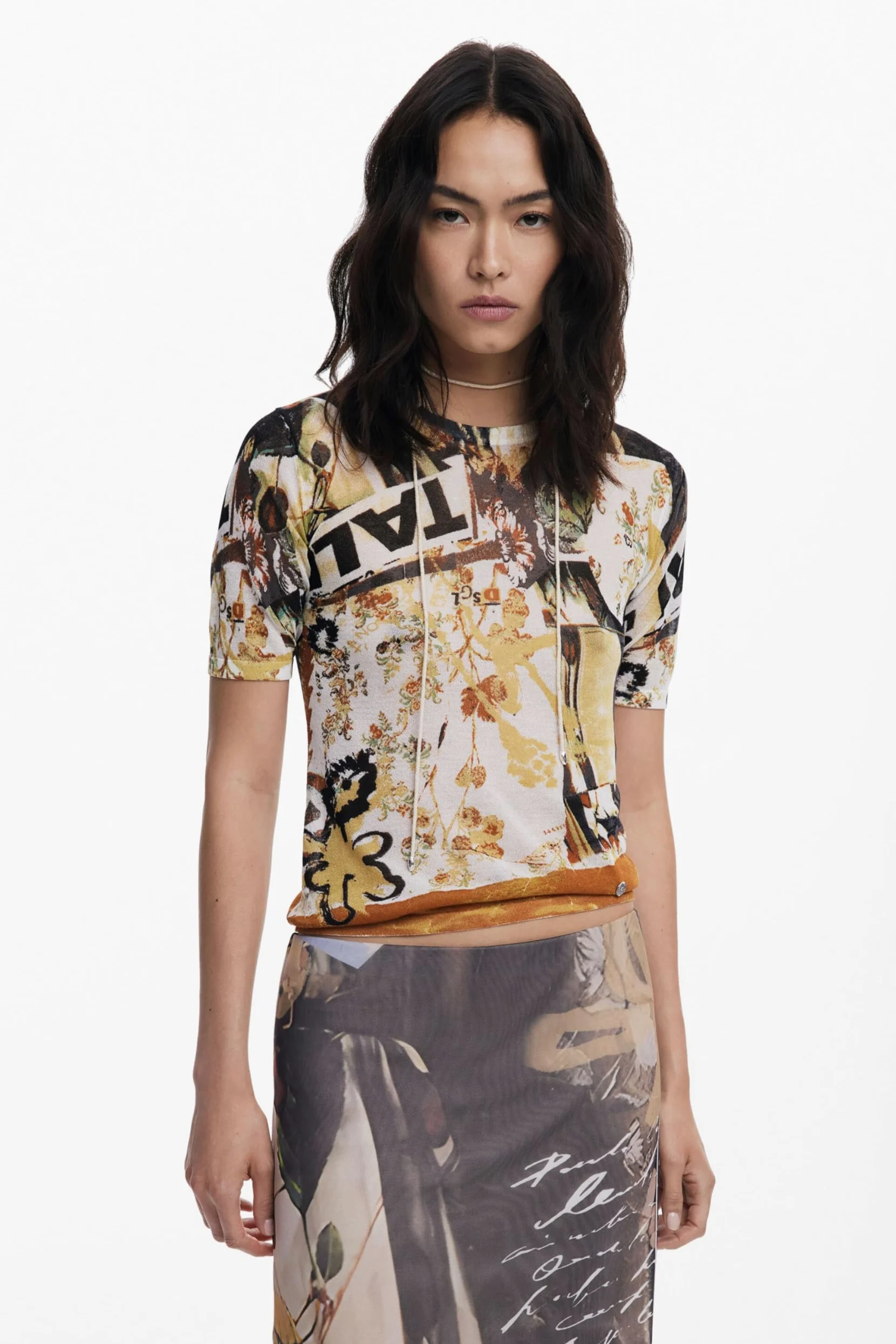 Desigual 25wwfk05 Skirt Donna