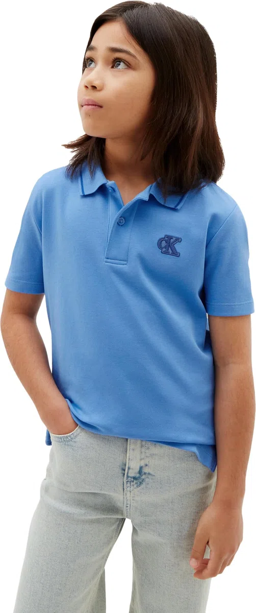 Calvin Klein CK Monogram Polo SS Lvcktjb14b Polo S/S Bambini e Ragazzi