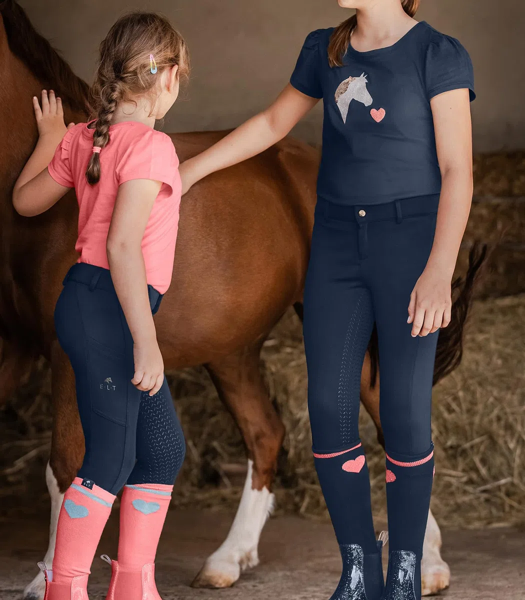 ELT Pantaloni da equitazione Essential Silicone