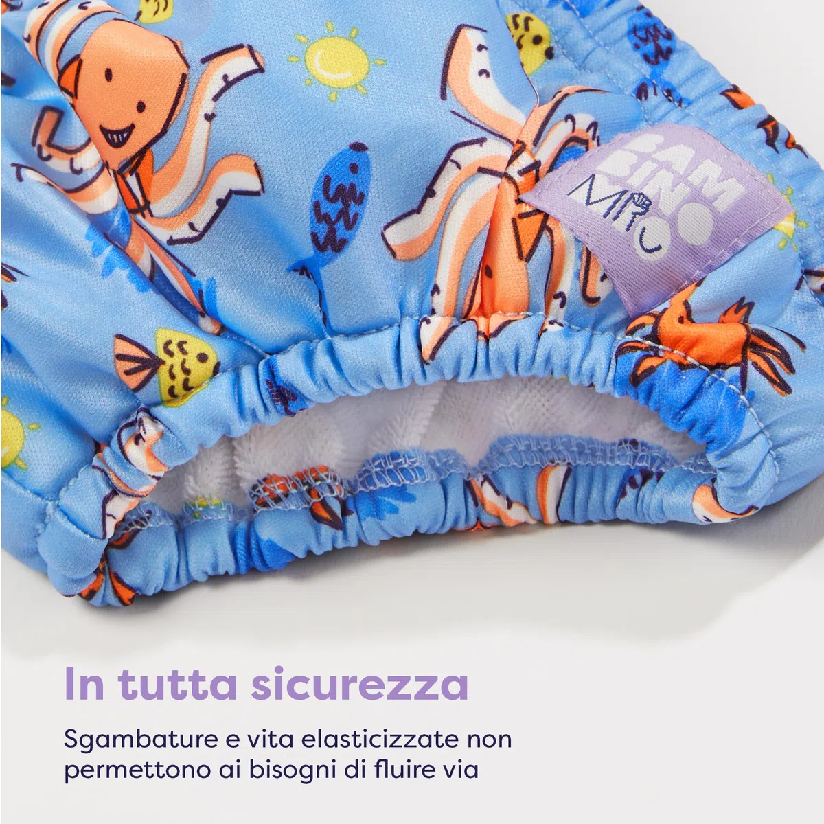 Bambino Mio Razze Viola Baby & Toddler Swim Nappy Unisex-Bimbi
