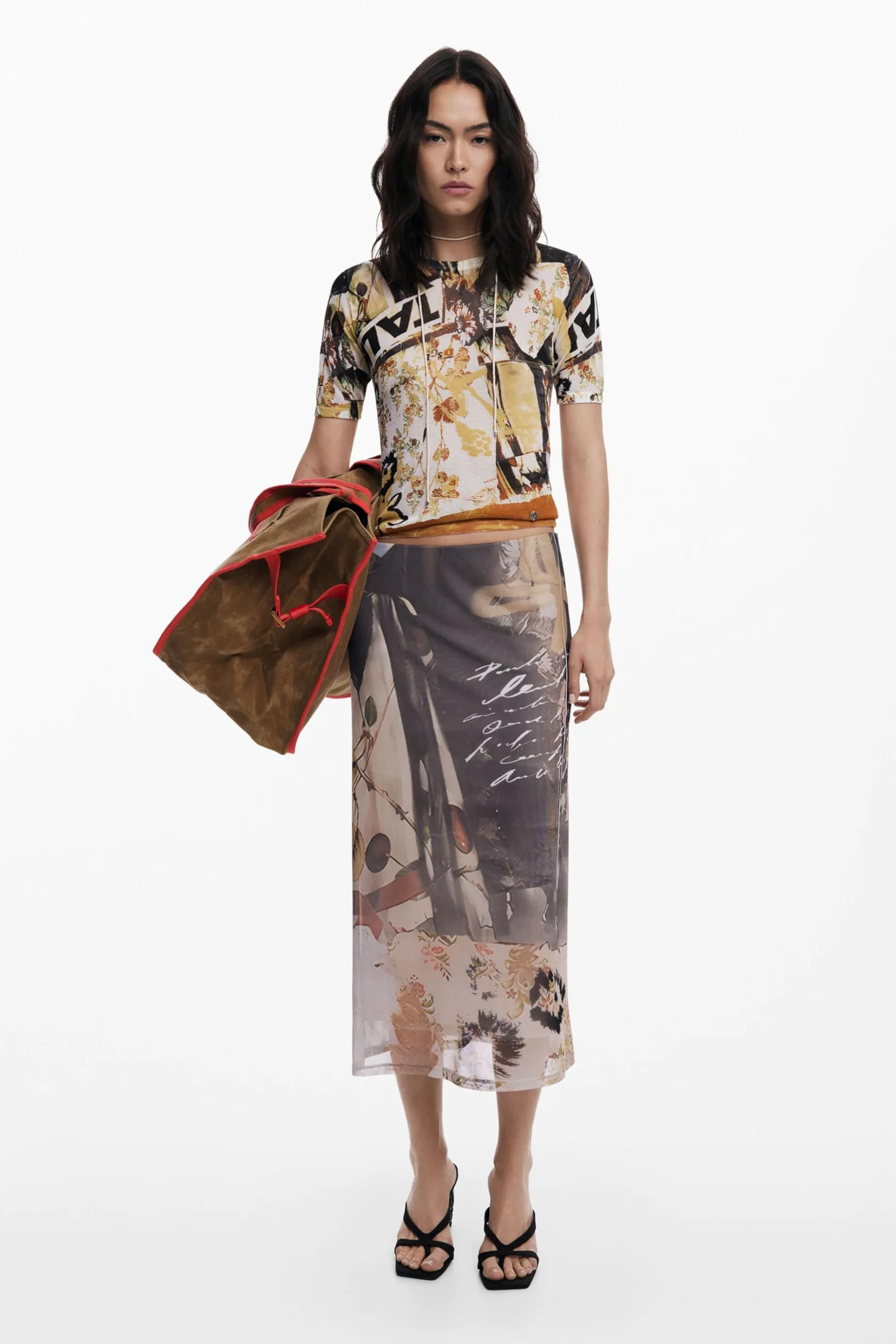 Desigual 25wwfk05 Skirt Donna
