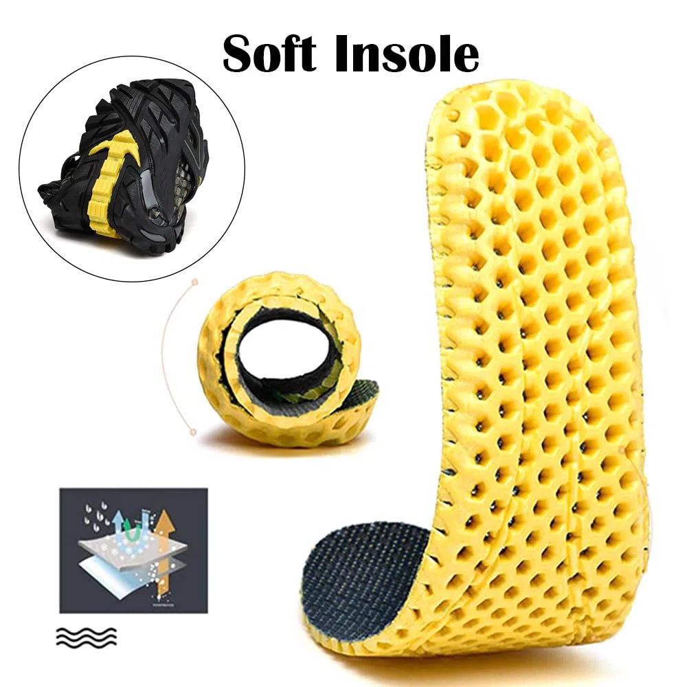 Scarpe da Trekking Arrampicata Uomo Sandali Sportivi Estivi Mesh Pescatore All'aperto Acqua Sandali da Mare Escursionismo Traspiranti e Leggero Asciugatura Rapida