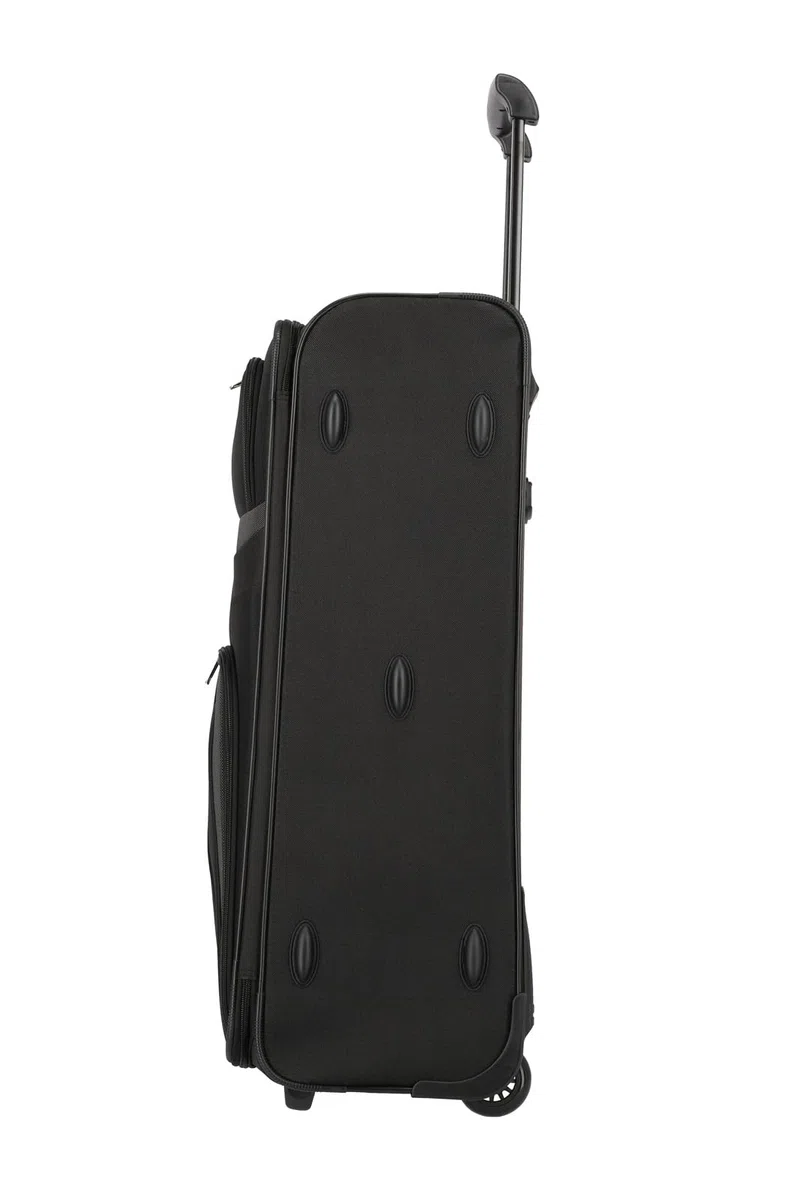 paklite Valigia da viaggio con 2 ruote, grande valigia con rotelle, ORLANDO, trolley classico in softshell dal design senza tempo, 73 cm, 80 L