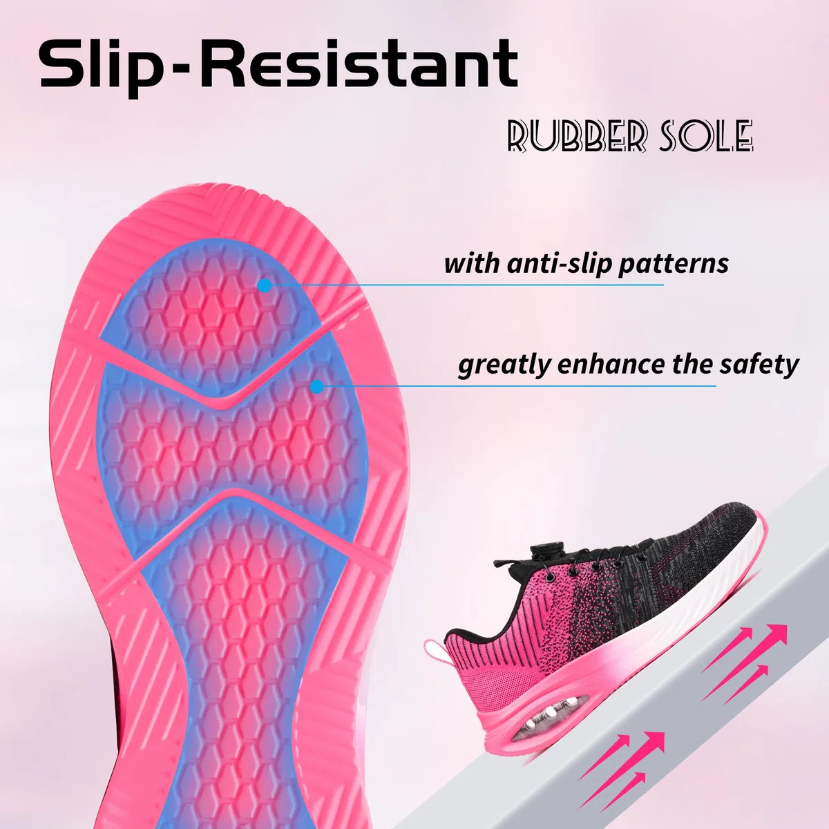 Scarpe Antinfortunistiche Uomo Donna Traspiranti Leggere Scarpe da Lavoro Comode Antiscivolo Scarpe Sicurezza con Punta in Acciaio