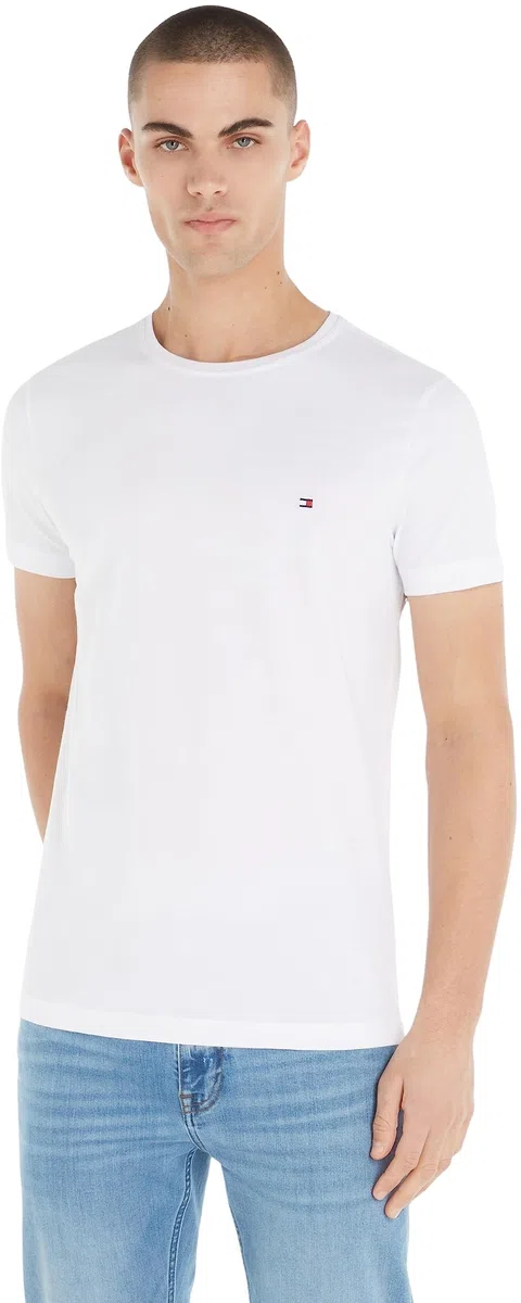 Tommy Hilfiger Uomo T-shirt Maniche Corte Core Stretch Slim Fit