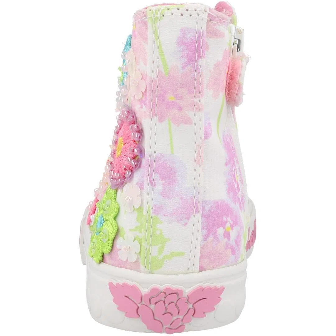 Lelli Kelly Canvas Ragazze Baseball Boots Eloise Mid Ankle LK4910