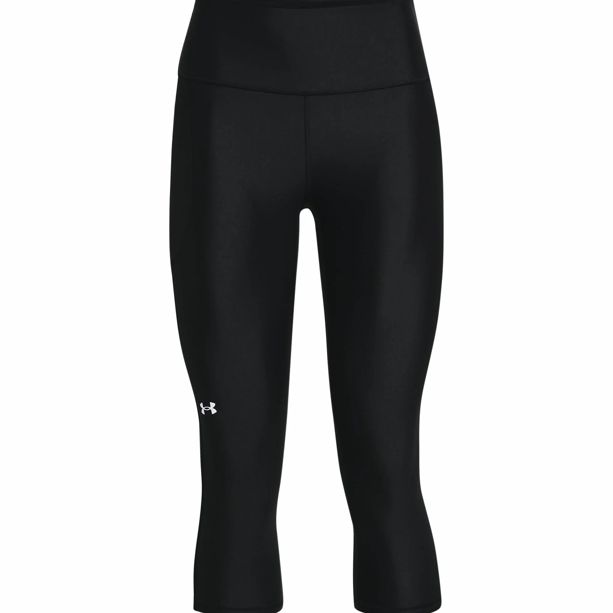 Under Armour - HeatGear Armour - Fascia Alta Antiscivolo con Tasche Capri, Leggings Donna