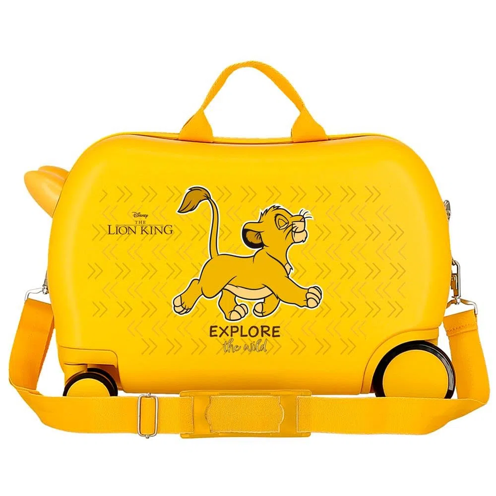 Disney Joumma Re Leon Explorer Valigia per bambini Giallo 45 x 31 x 20 cm Rigido