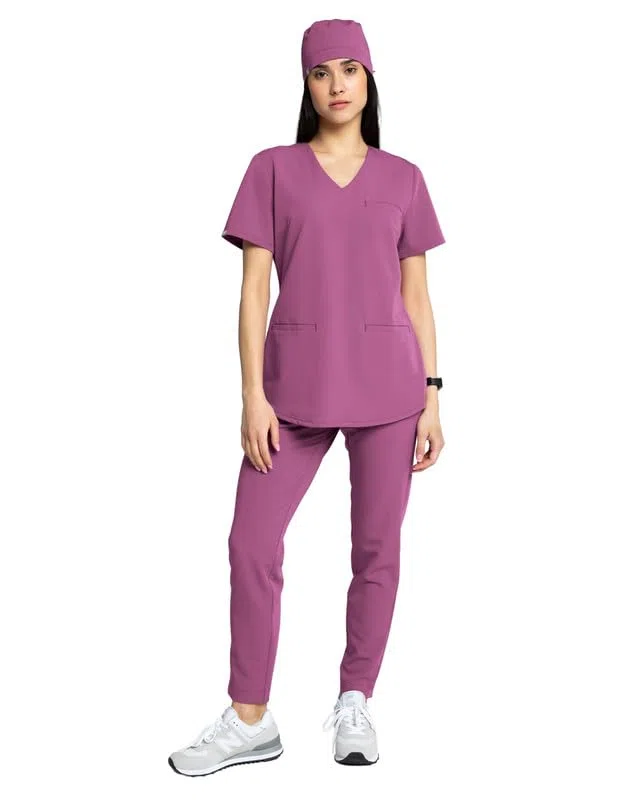 Casacca da donna Grace per il medico e la cura – Casacca moderna e comoda con tre pratiche tasche – Abbigliamento medico professionale