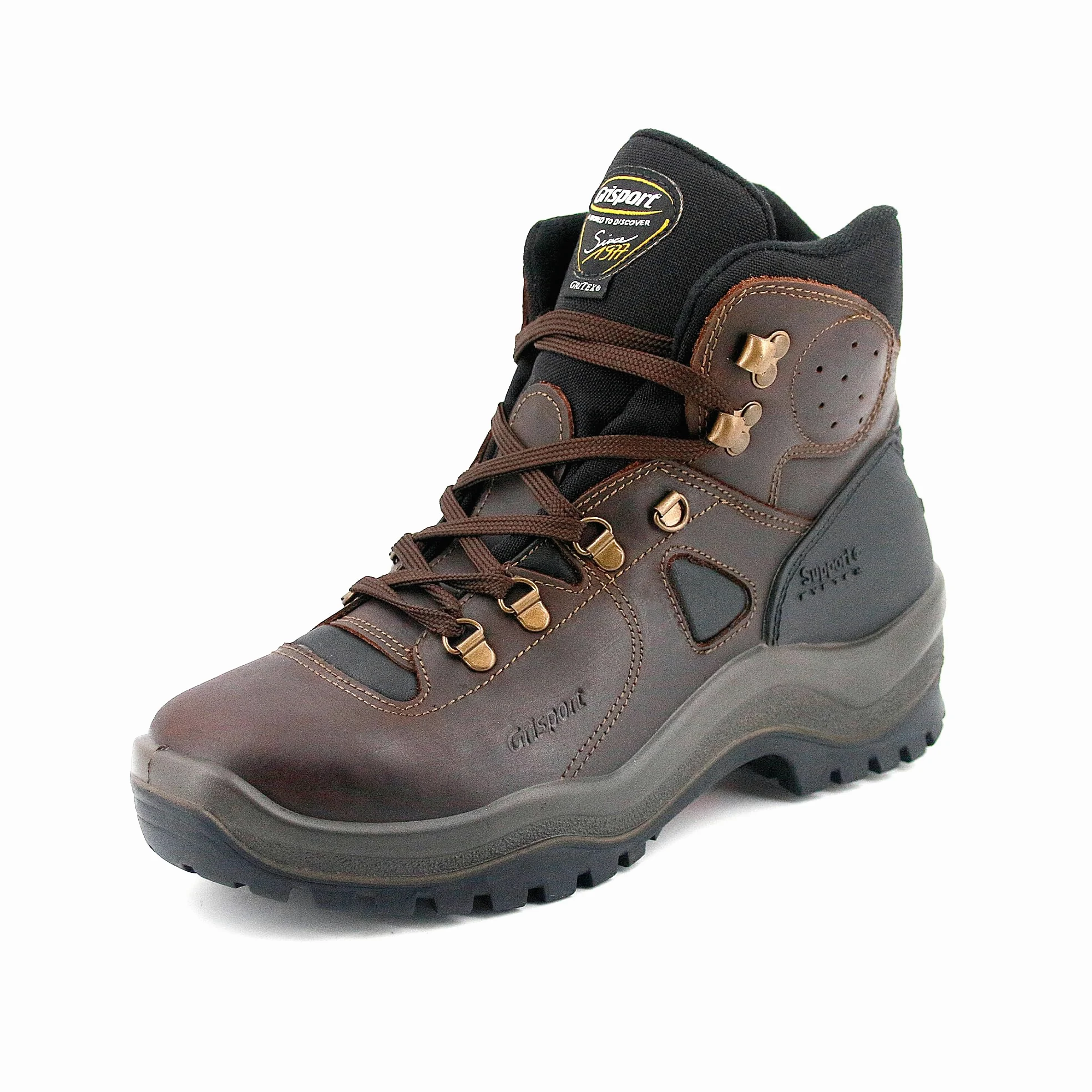 Grisport Scarpe Uomo Escursionismo Camminata Scarponi Montagna Stivali Impermeabili Pelle Lontra Dakar Trekking 629DV.9G (Marrone, 41)
