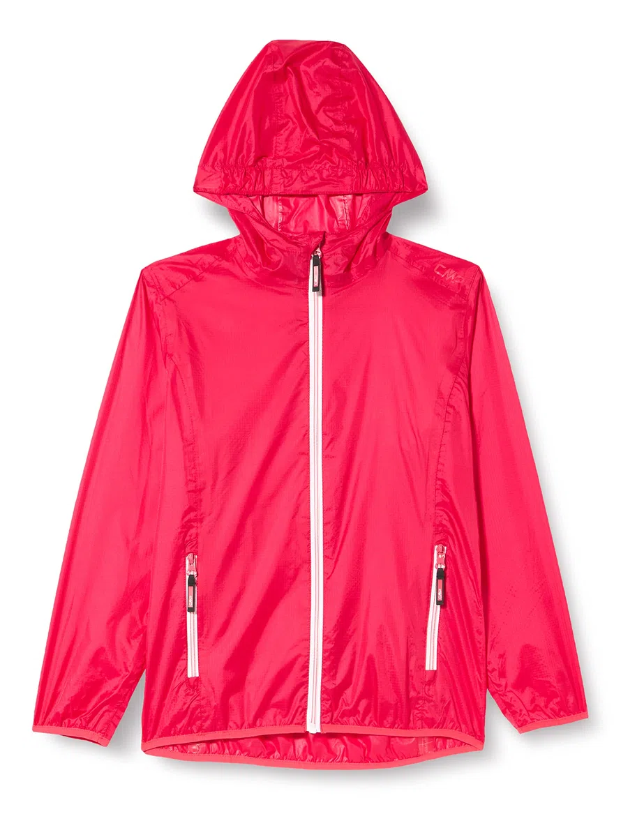 CMP Giacca Da Pioggia Antistrappo Bambini Cappuccio Fisso Rain Jacket Bambine ragazze