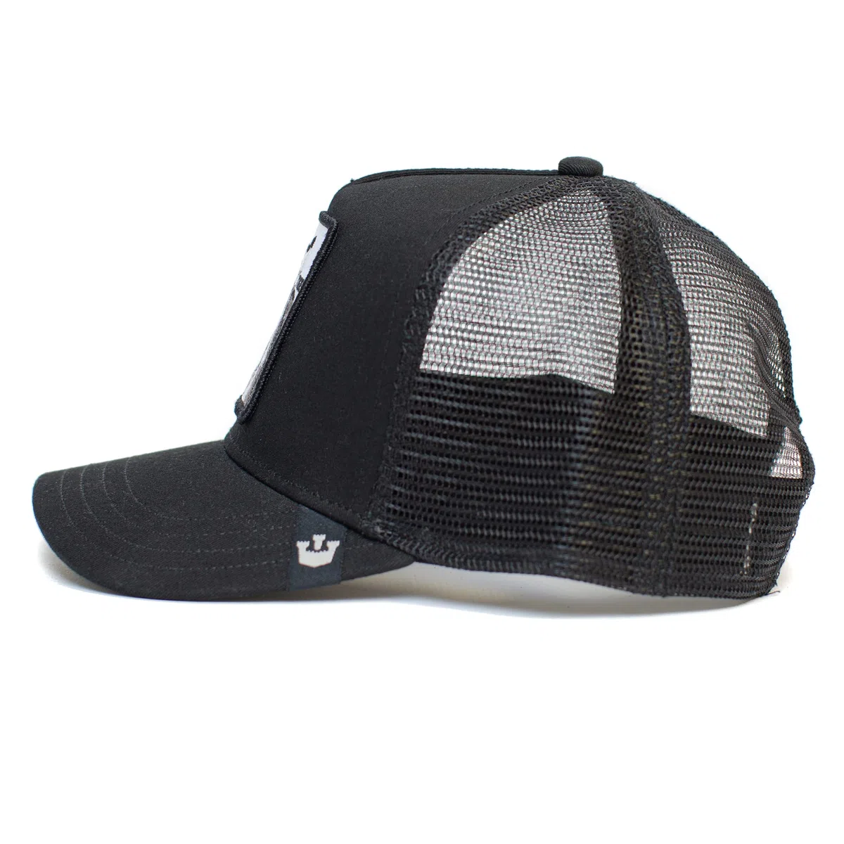 Goorin Bros. Cappello da camionista per bambini, motivo: Earn Your Stripes, nero