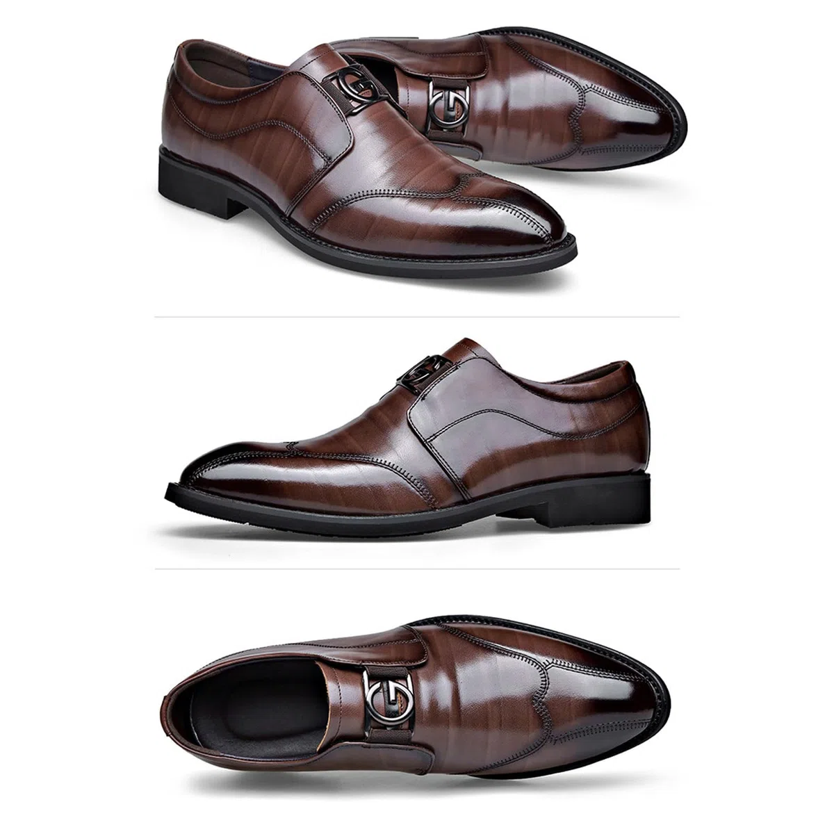 Scarpe Oxford Casual da Uomo, Scarpe Derby Formali da Lavoro