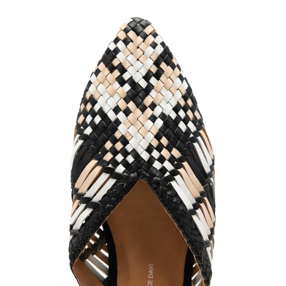 GIOSEPPO Mules Pelle Intrecciata LAGRANGE