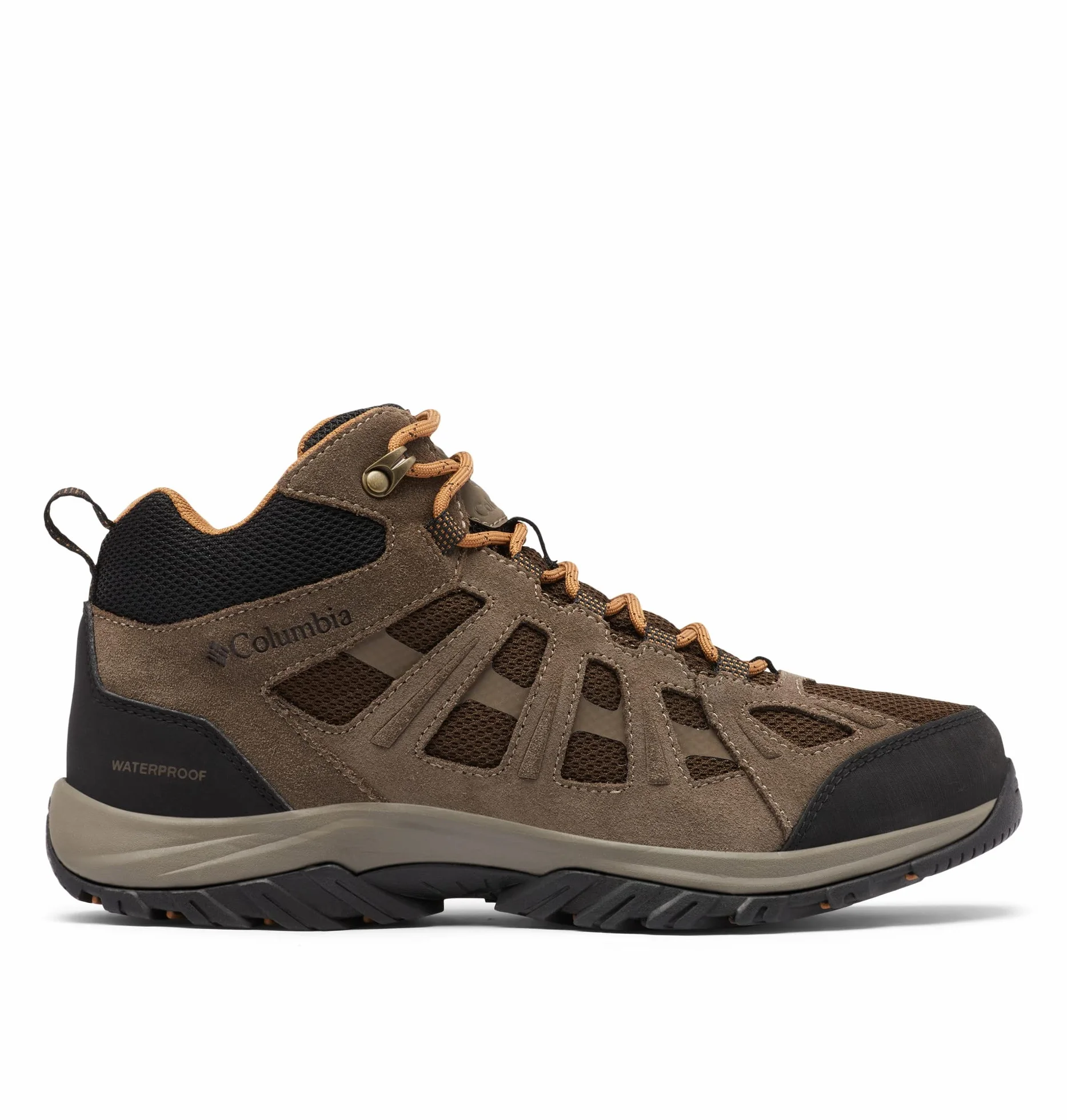 Columbia Redmond 3 Mid WP, Scarpe da Trekking Uomo, Cordovan/Elk 2023 , 50 EU