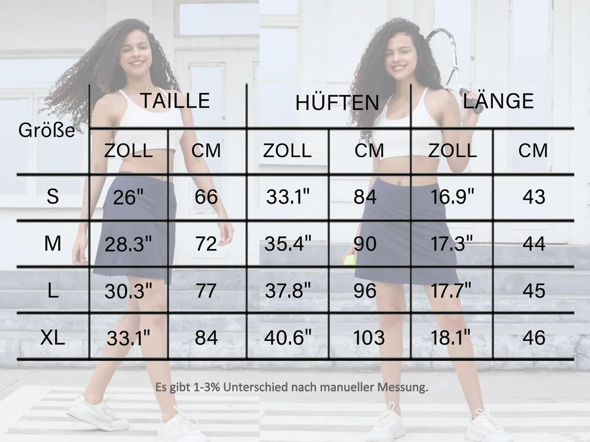 Timuspo Gonna Estiva da Donna, con Pantaloni, a Vita Alta, Activewear