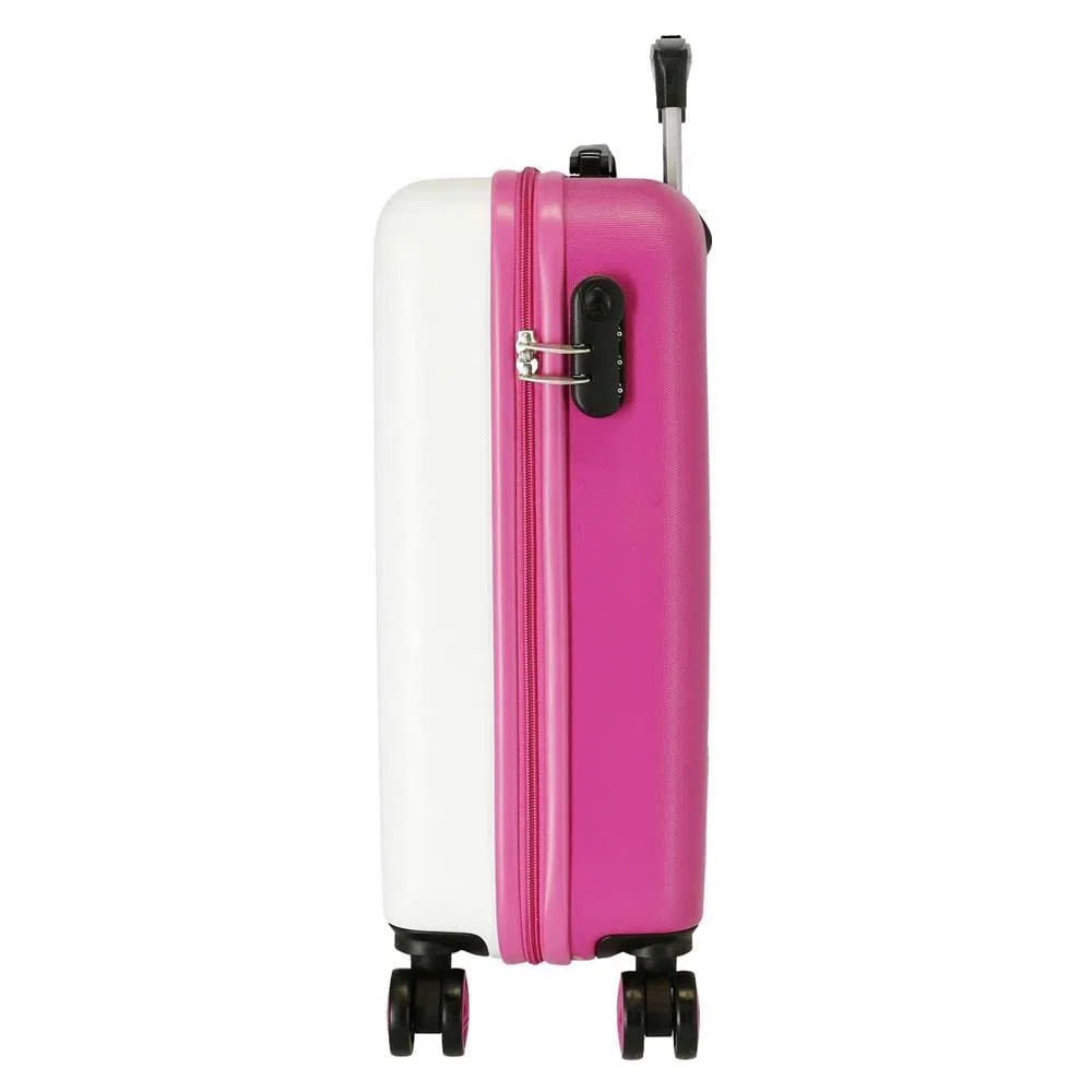 MOVOM Be Happy, Trolley Rigido Cabina 55m Bambine E Ragazze, Multicolore, Media