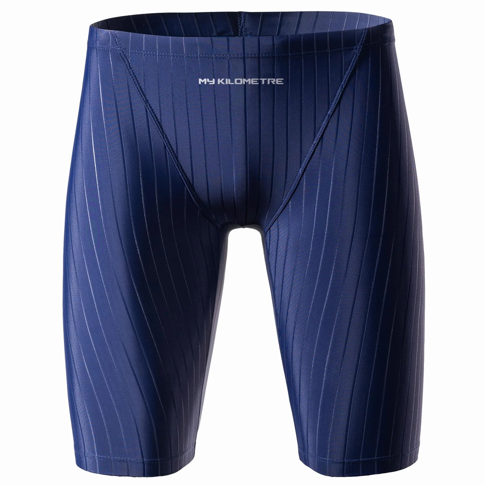 MY KILOMETRE Costume da Bagno Uomo - Jammer Nuoto Competizione con Cloro-Resistente e Asciugatura Rapida, per Competizioni e Allenamenti in Piscina