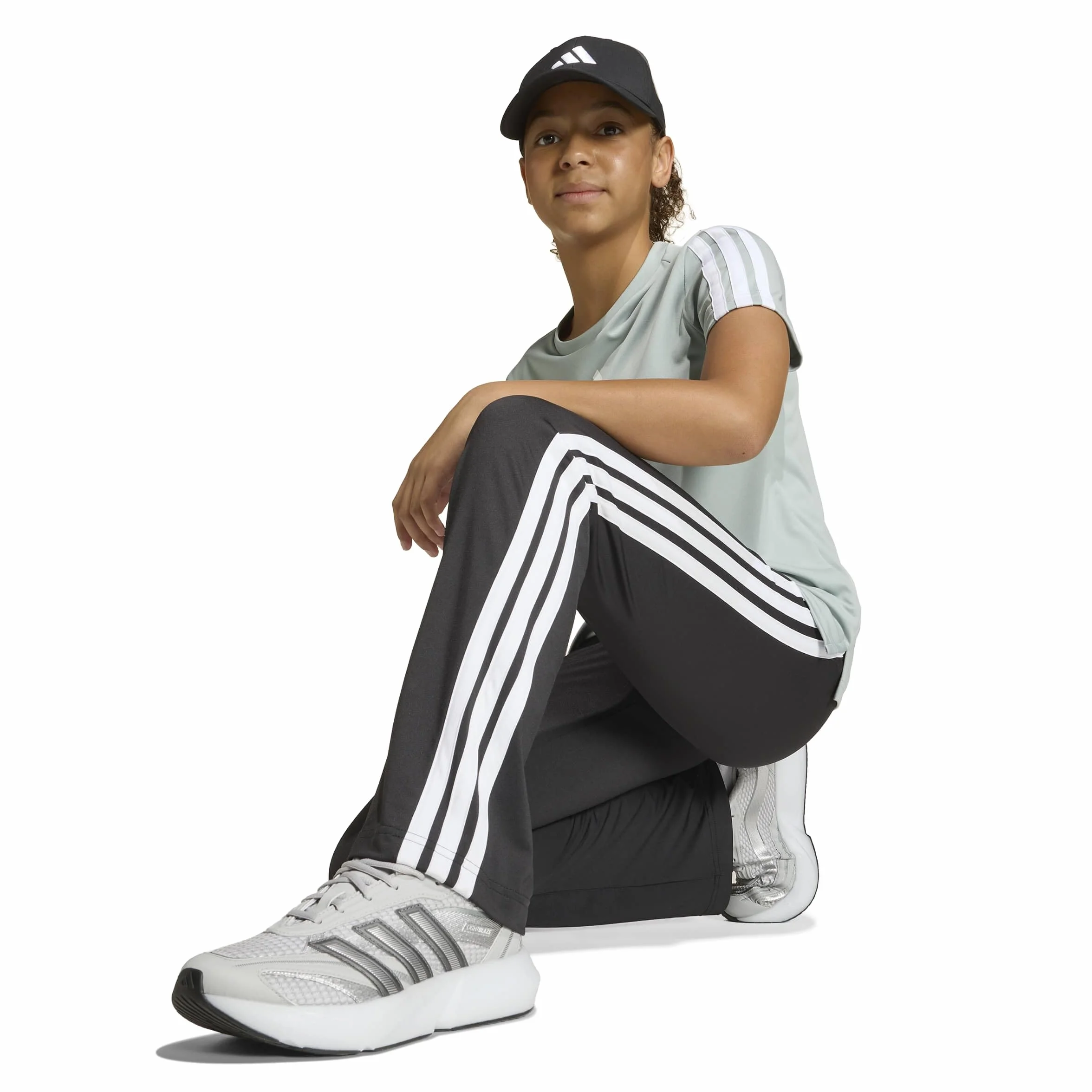 adidas - Train Essentials 3-Stripes Flared Leggings, Collant (1/1) Bambine e Ragazze