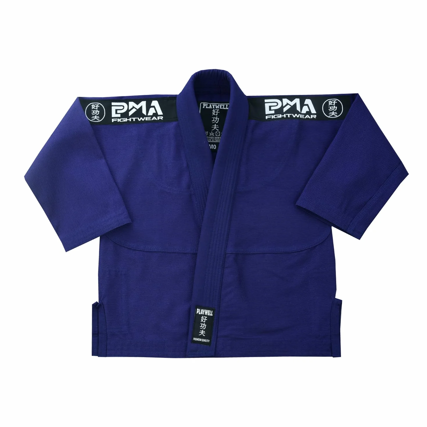 Playwell Uniforme per bambini blu navy Pro Elite BJJ GI, (viene fornita con cintura bianca)