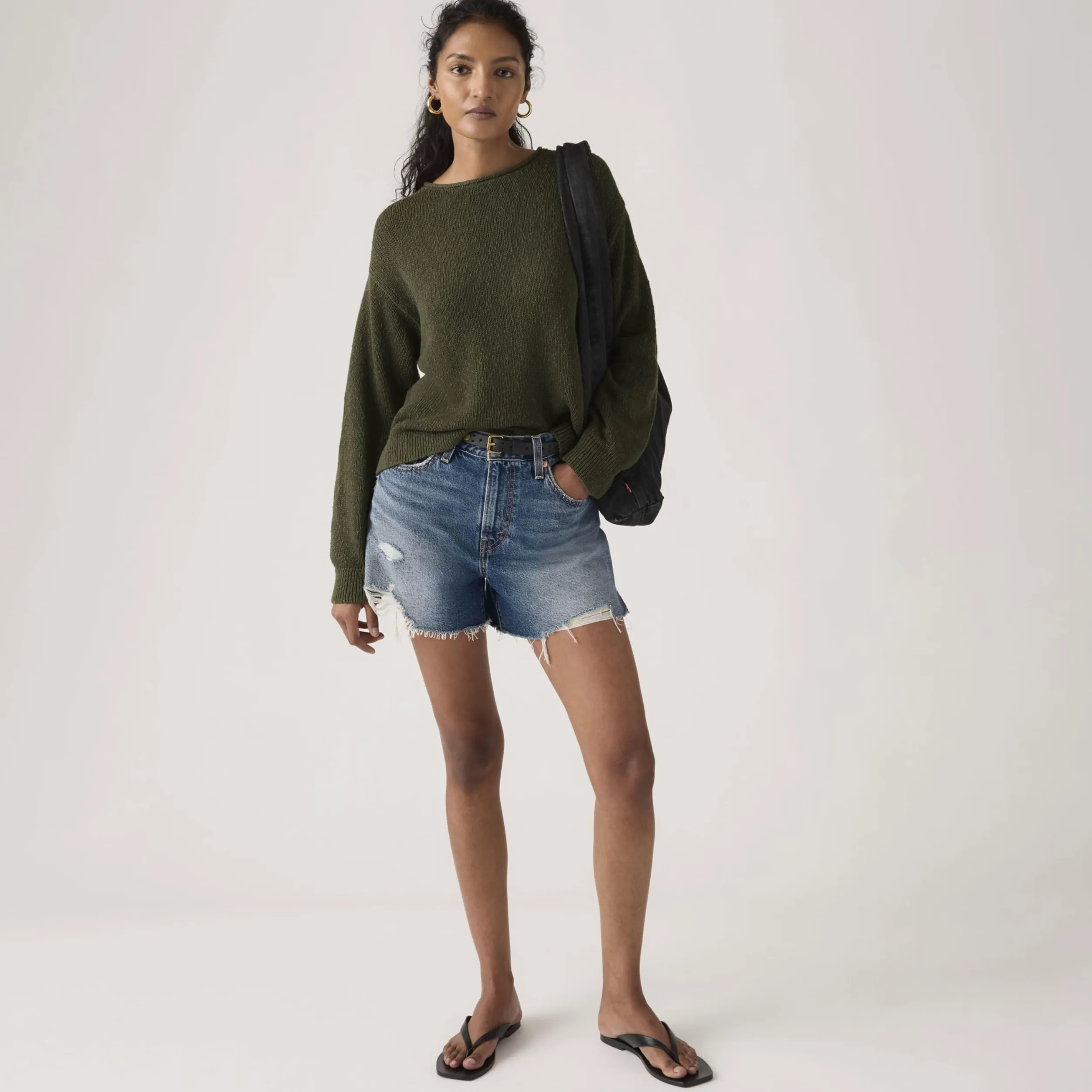 Levi's - Ribcage A-Line Short, Pantaloncini Donna