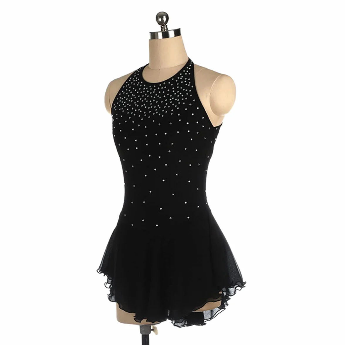 Vestito da ragazza per pattinaggio artistico, per l'inverno, per lo sport, per il pattinaggio, per ragazze